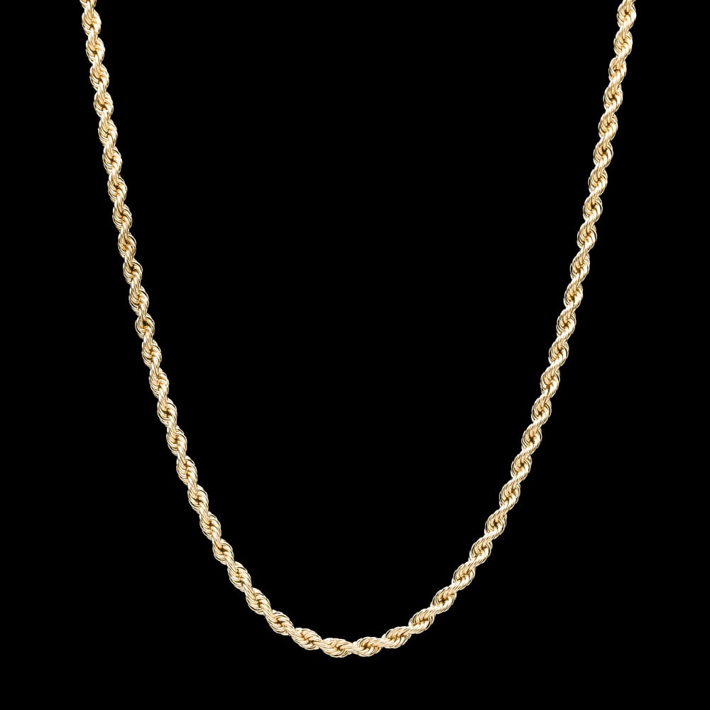 10K Rope Chain 26" 3.2mm