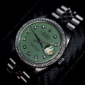 Rolex DateJust 36mm Stainless Steel Green