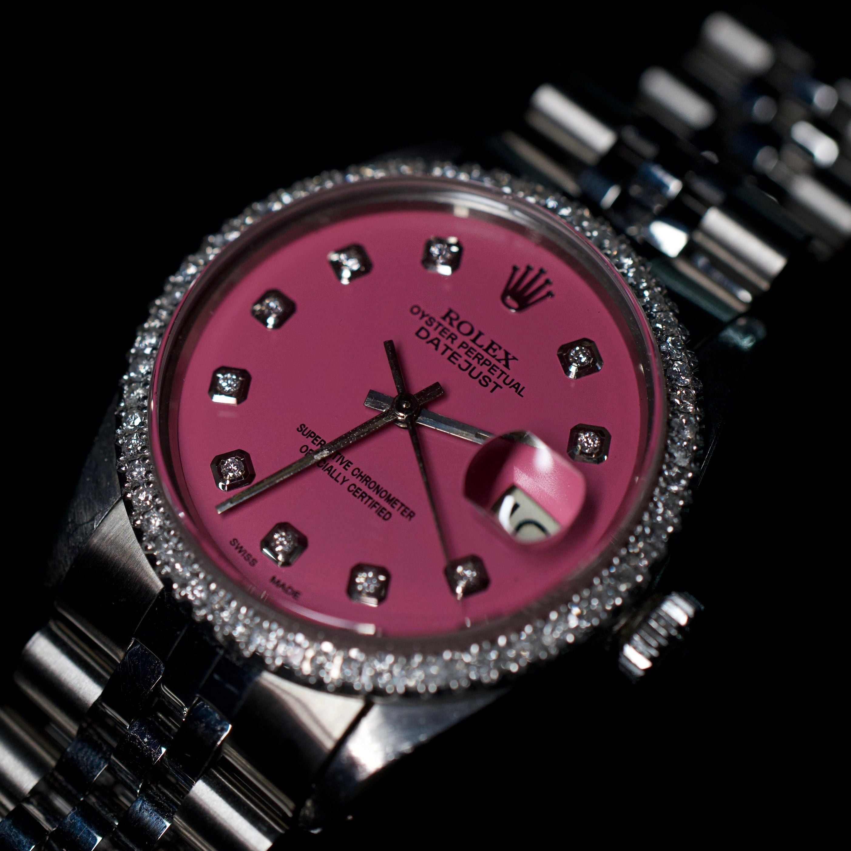 Rolex DateJust 36mm Stainless Steel Pink