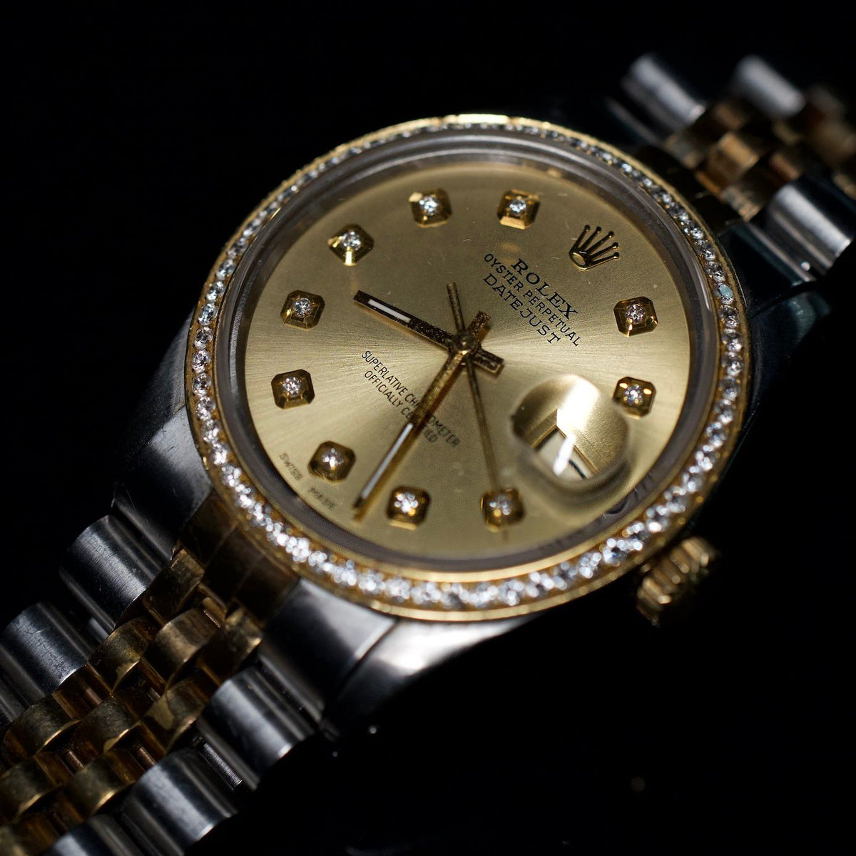 Rolex DateJust 36mm Stainless Steel Champagne