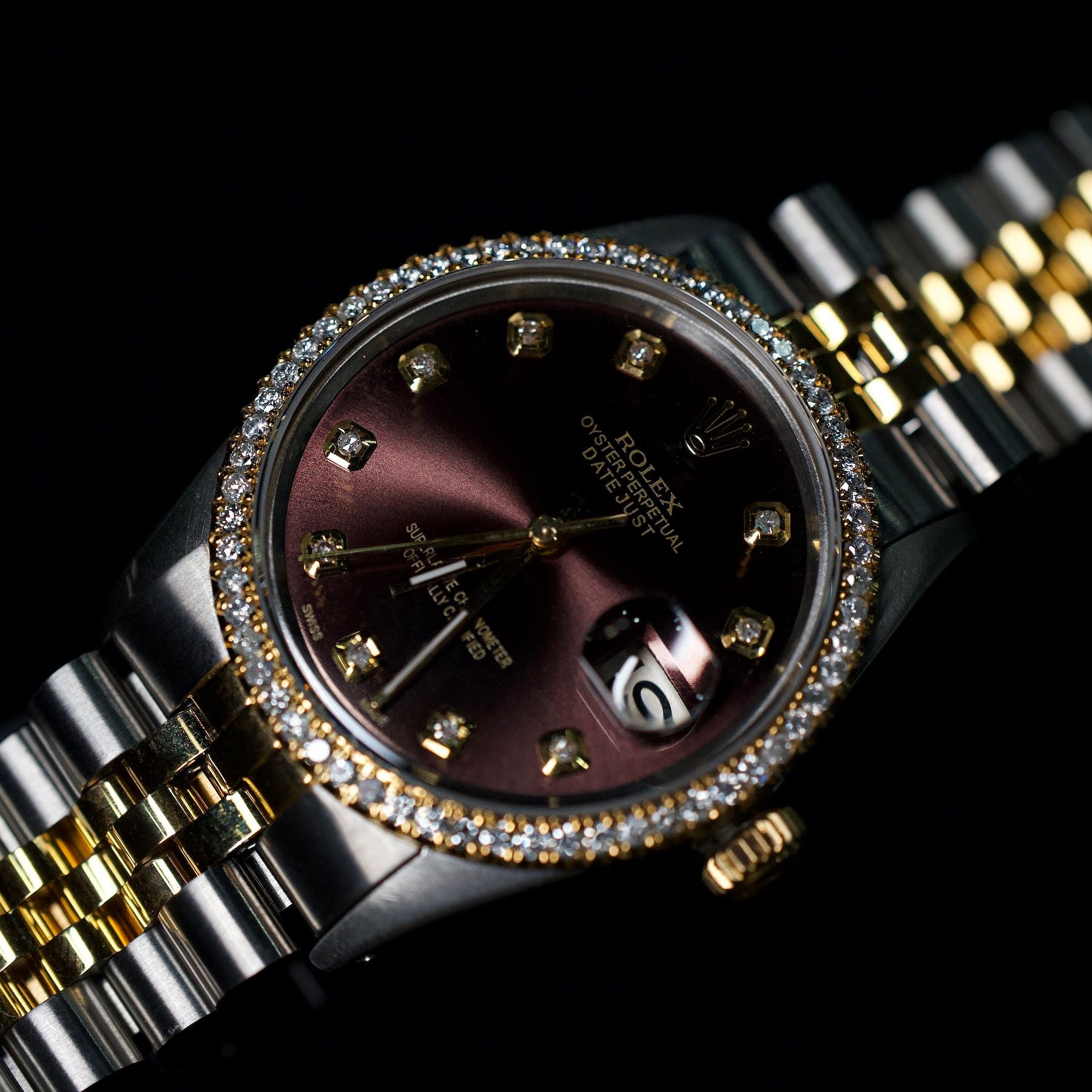 Rolex DateJust 36mm Stainless Steel Brown