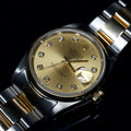 Rolex DateJust 16013 Champagne Diamond Dial