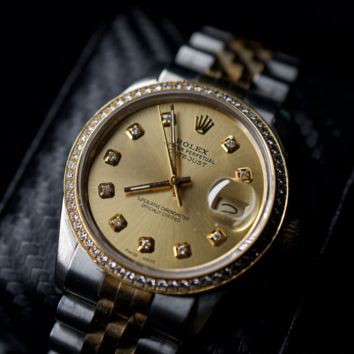 Rolex DateJust 36mm Stainless Steel Champagne
