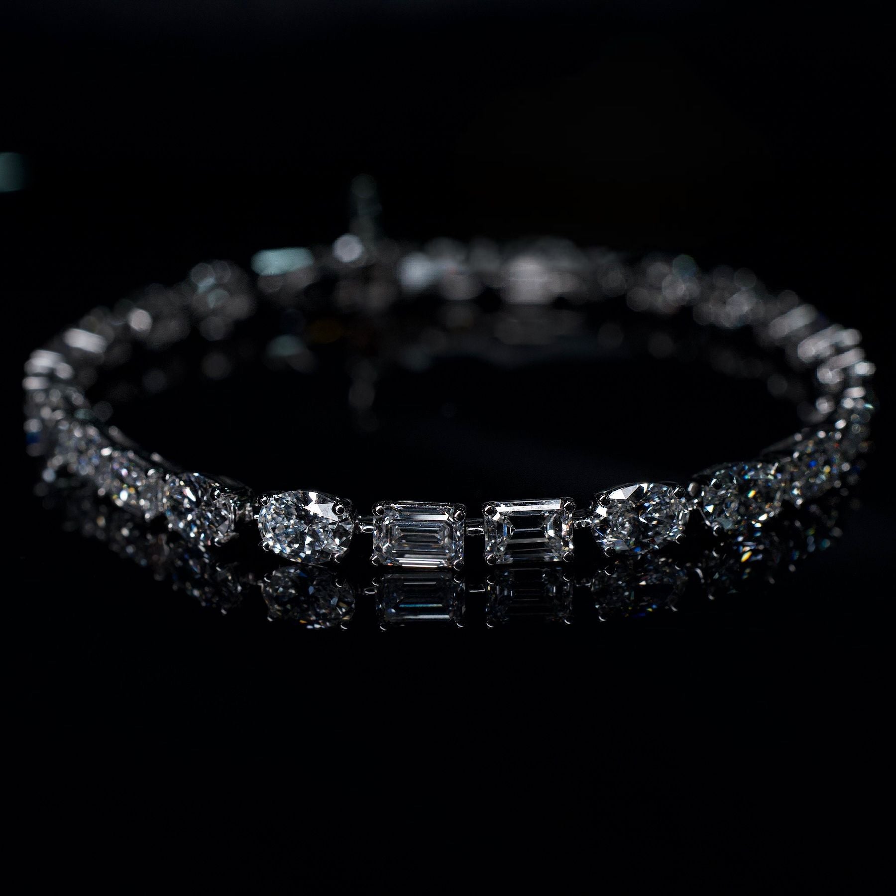 14K Lab Diamond Bracelet 11.50ctw