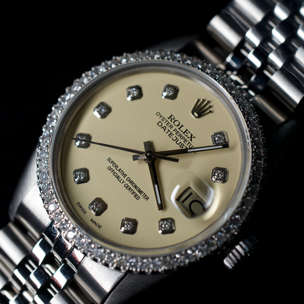 Rolex DateJust 36mm Stainless Steel Nude