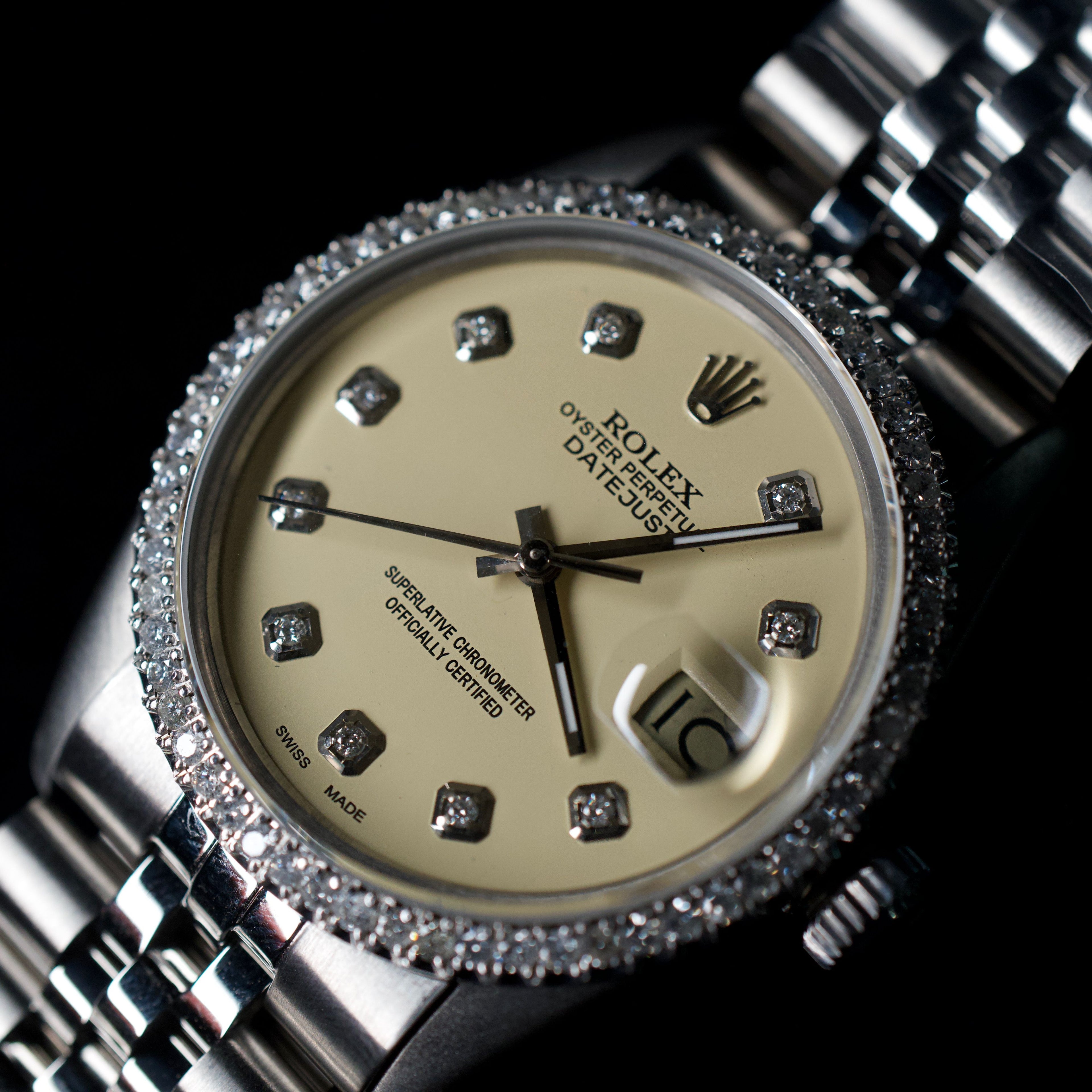 Rolex DateJust 36mm Stainless Steel Nude