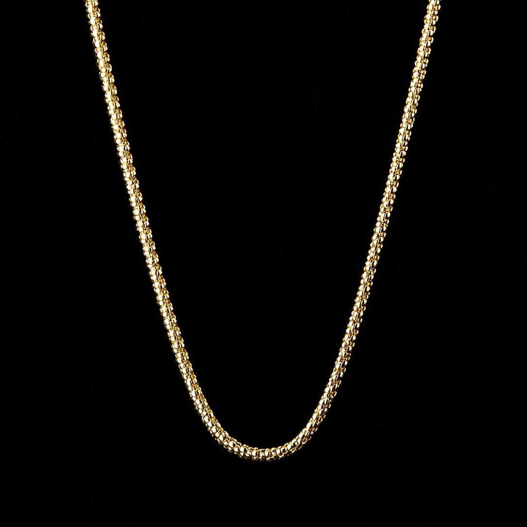 Box Chain 10K, 3.4g, 1.5mm, 16”