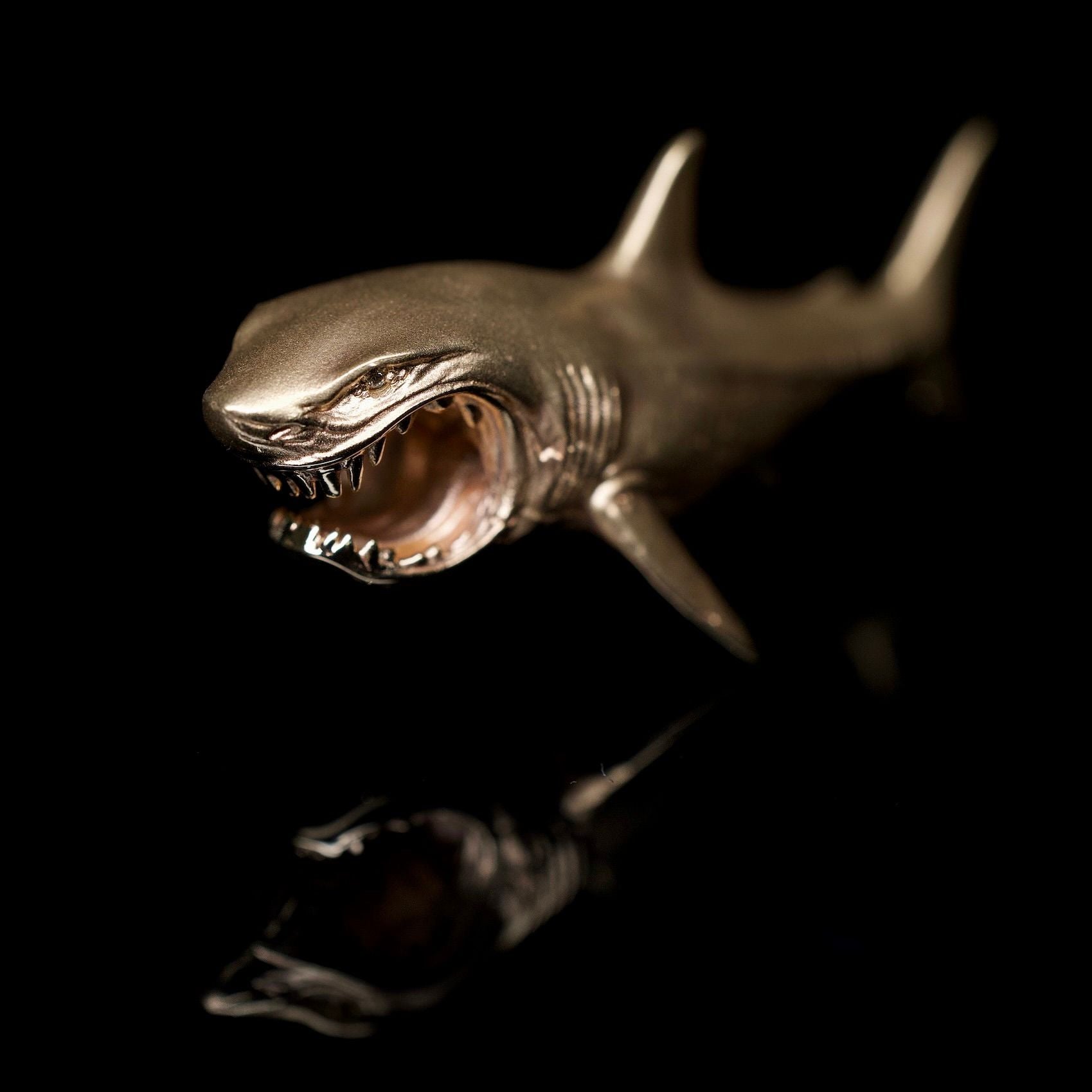 14K Shark Pendant, 34 grams