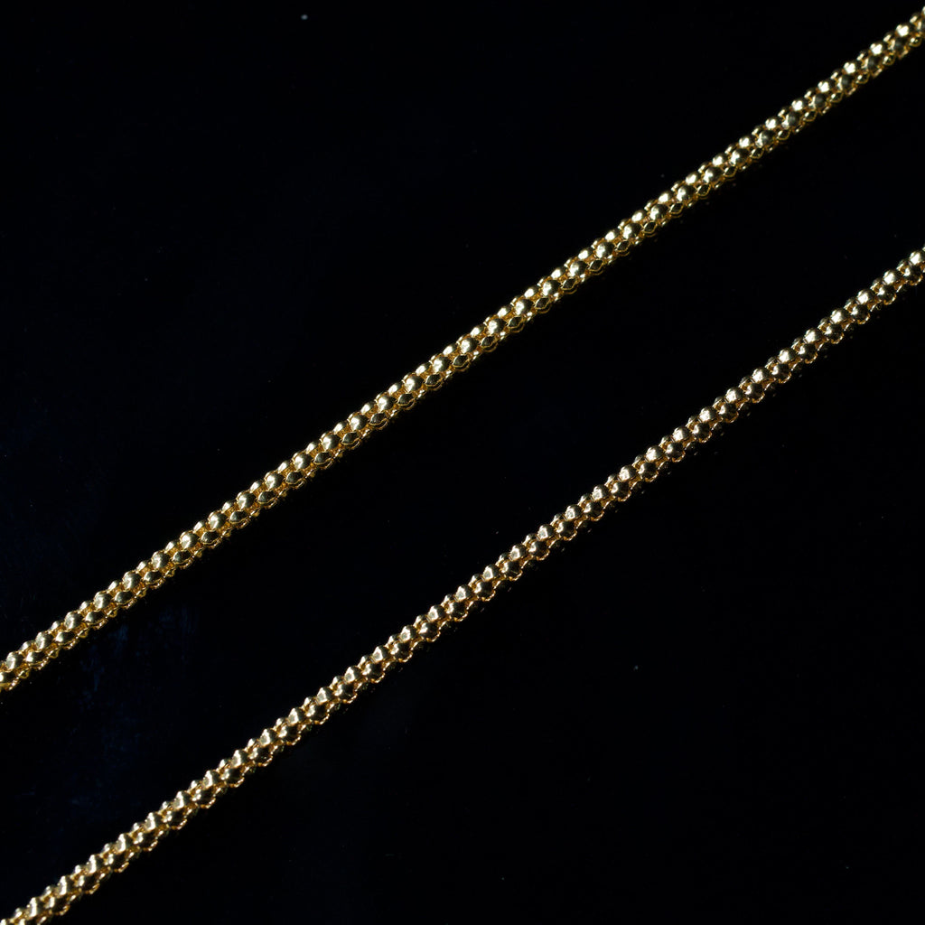Box Chain 10K, 3.4g, 1.5mm, 16”