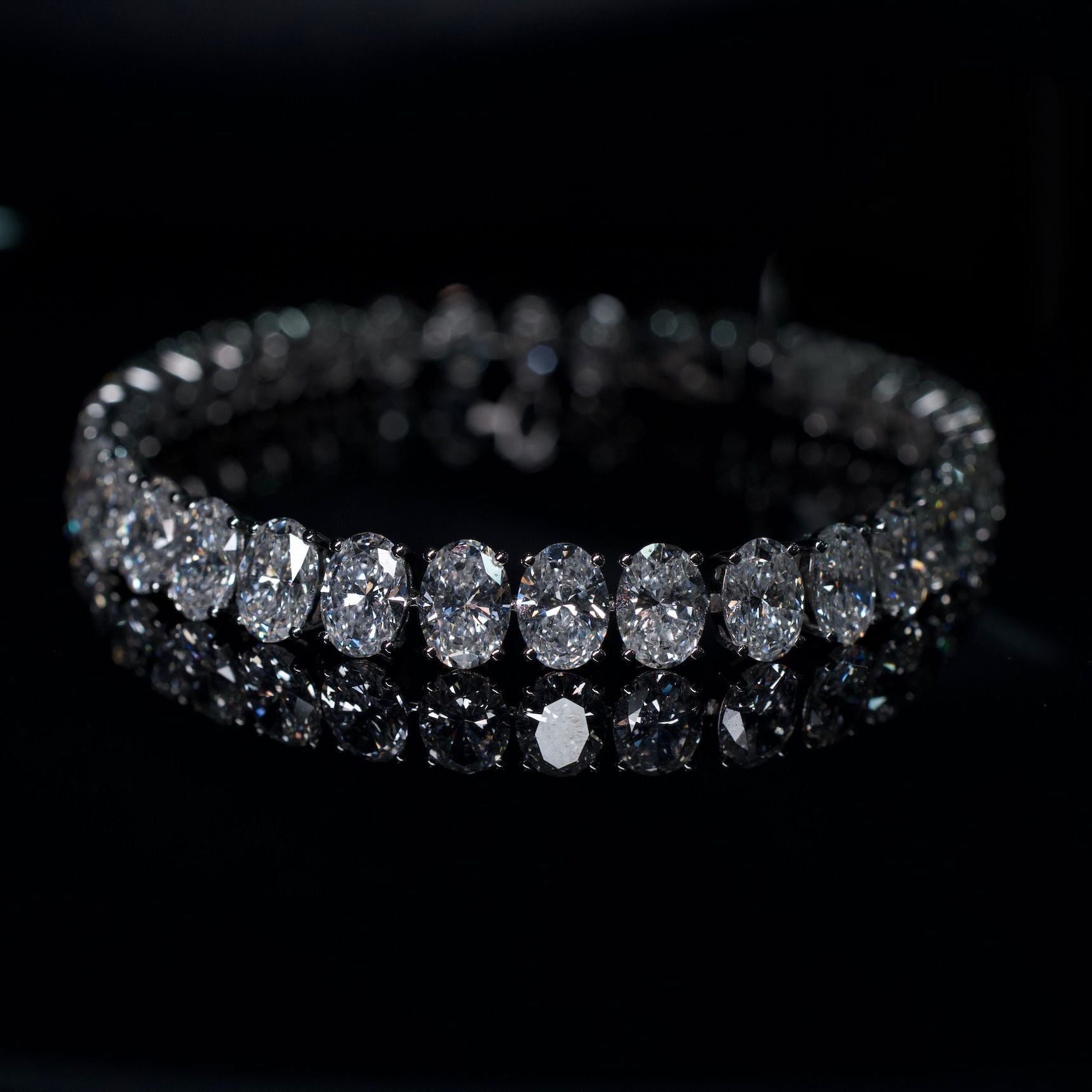 14K Lab Diamond Bracelet 22.33ctw