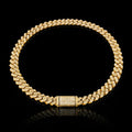 10K Diamond Cuban Bracelet