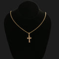 14K DIAMOND CROSS SET