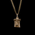 10K JESUS HEAD PENDANT