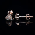 14K, 1.1, RG, Natural .15ctw