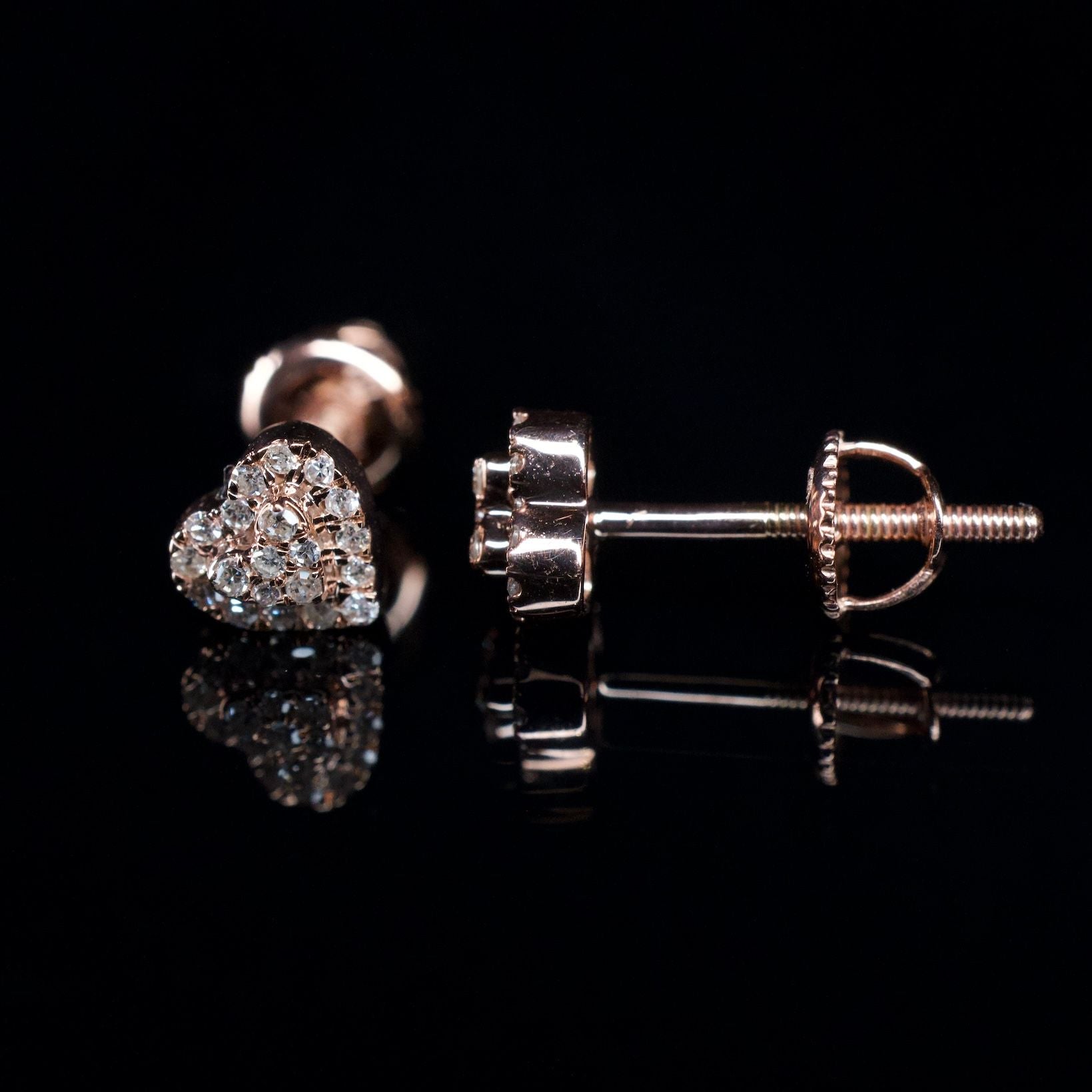 14K, 1.1, RG, Natural .15ctw