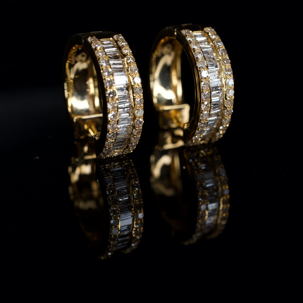 14K Gold Hoops