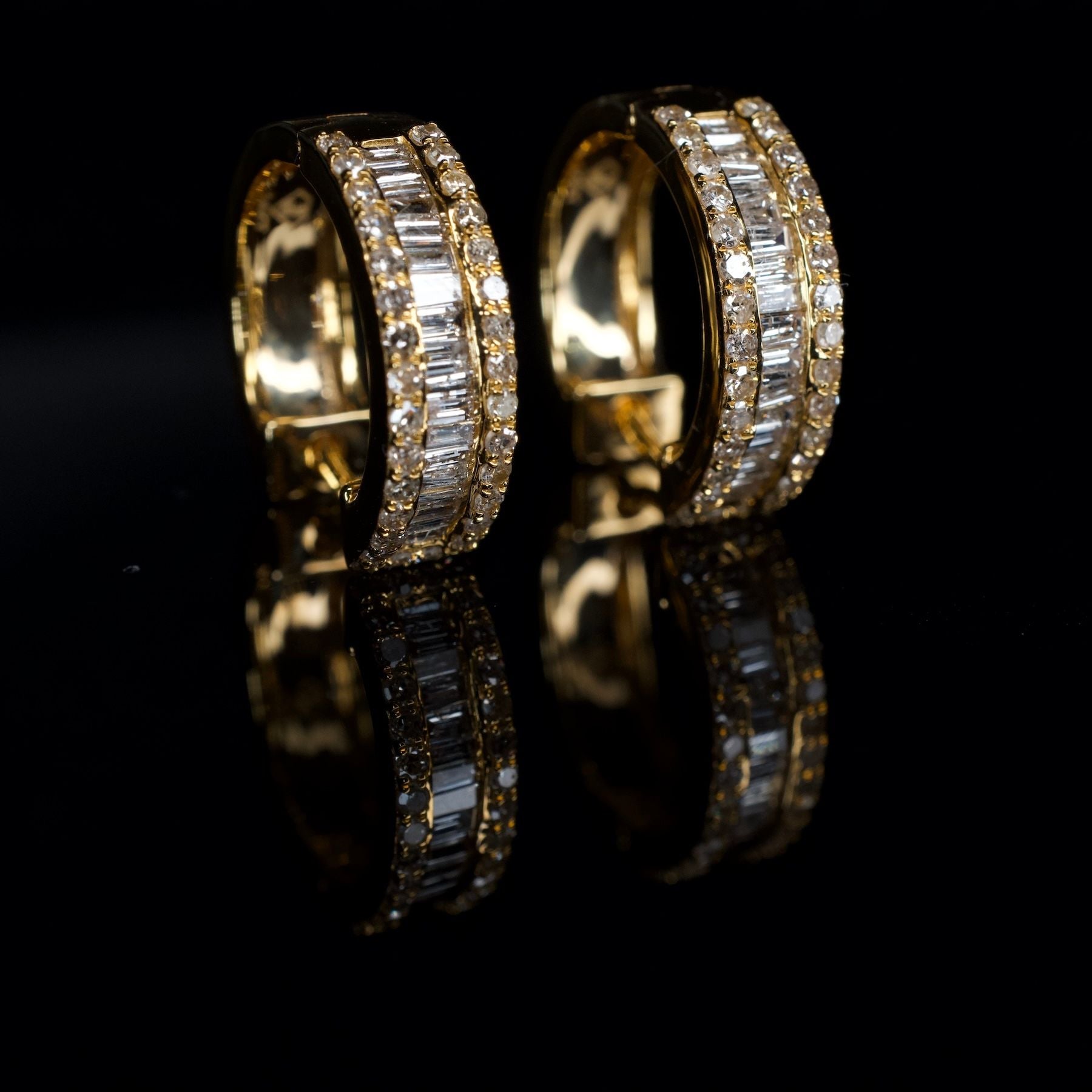 14K Gold Hoops