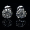 14K Gold Natural Diamond Earrings