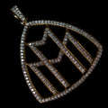 14k Custom Monogram Pendant