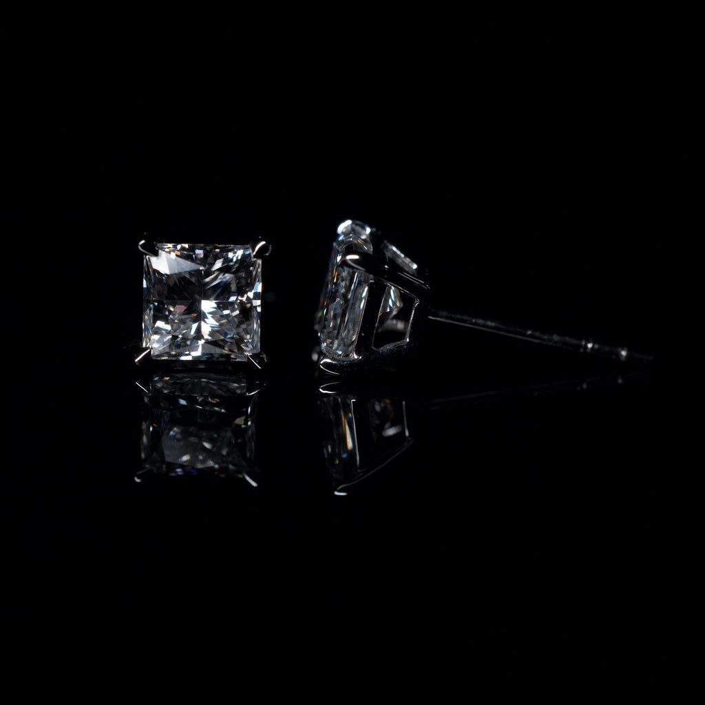 14K Lab Diamond Studs 2.42ctw