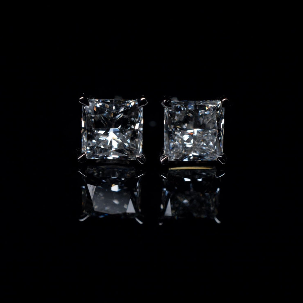 14K Lab Diamond Studs 2.42ctw
