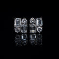 14K Lab Diamond Earrings 2.2ct