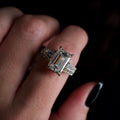 14K Lab Diamond Ring 4.8ctw