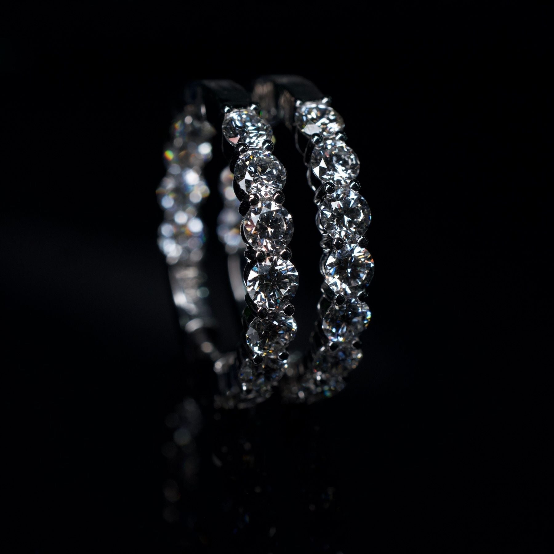 14K Lab Diamond Earrings
