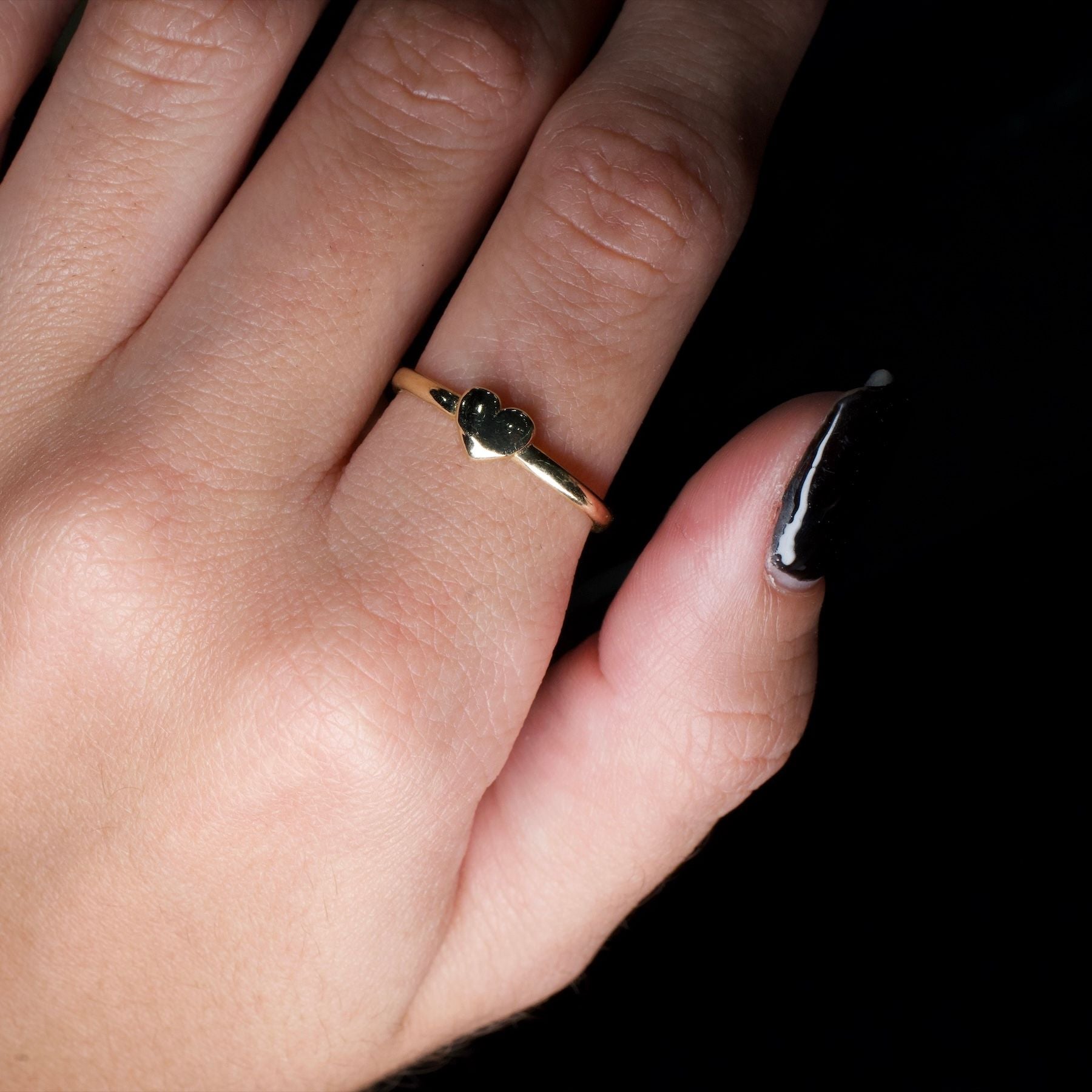 14K Gold Hear Ring 1.5 grams