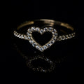 14K Gold Heart Ring