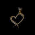 14K Gold Heart Pendant