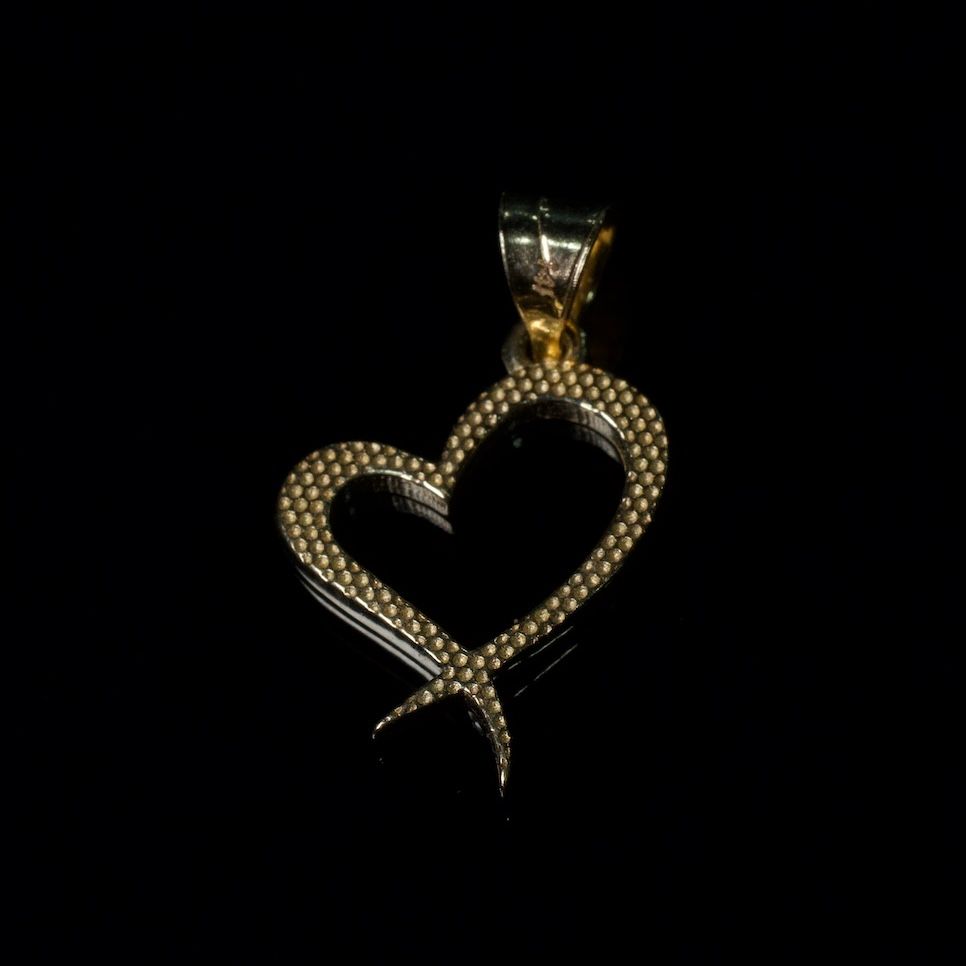 14K Gold Heart Pendant