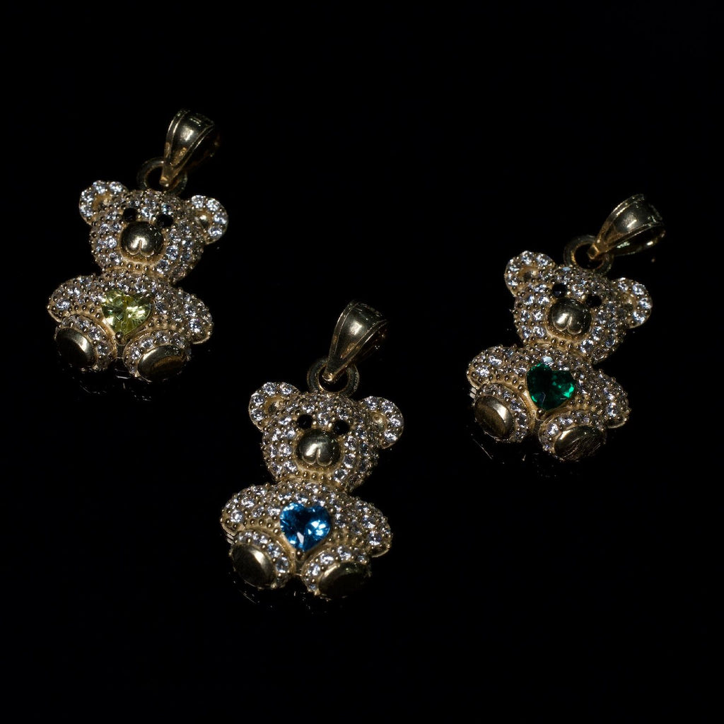 14K Bear Pendant