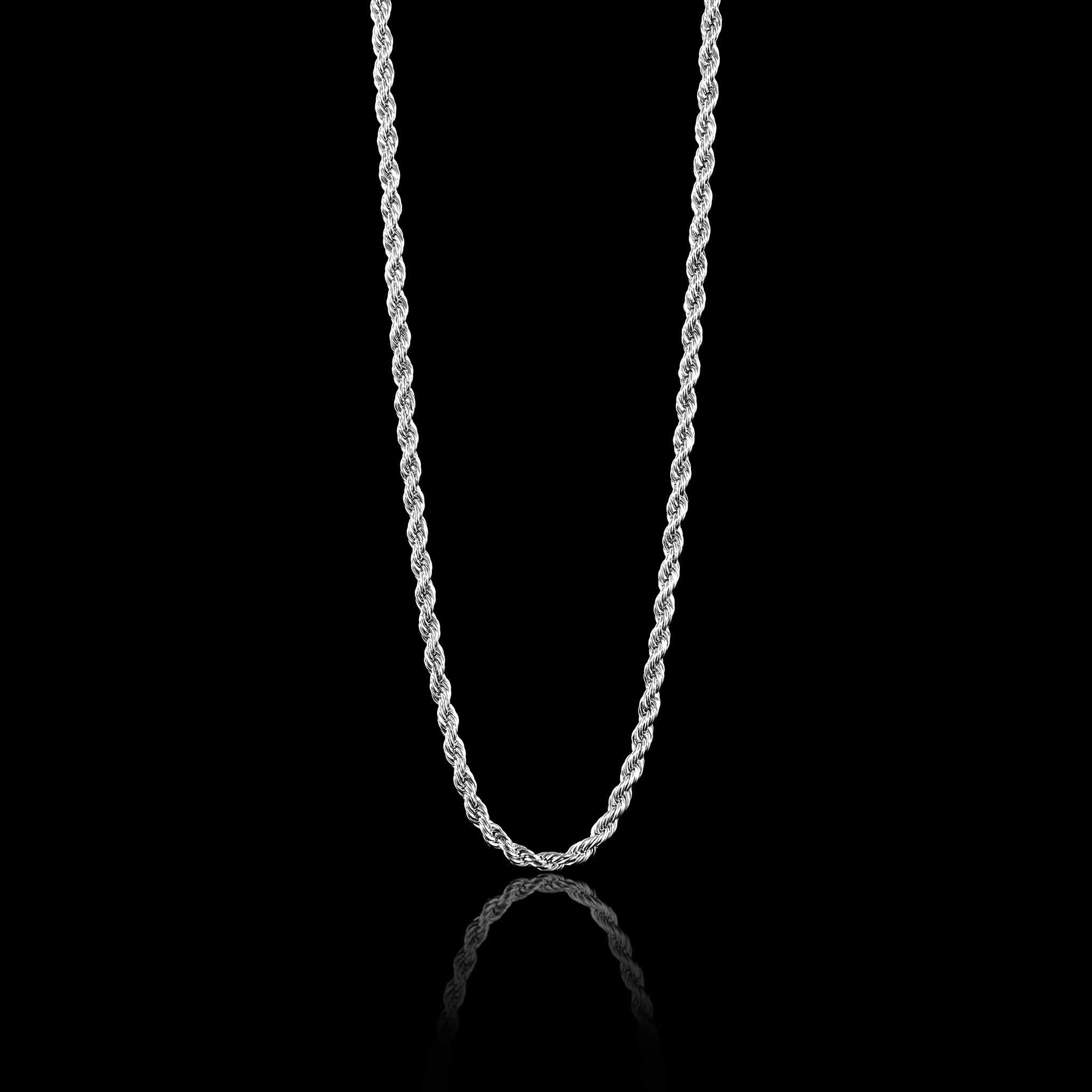 14K Solid Gold Rope Chain 3.5mm